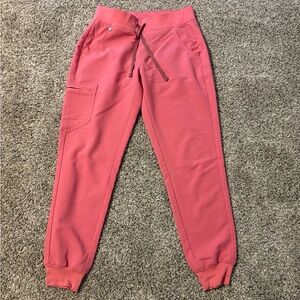 FIGS Pink jogger style scrub pants pink